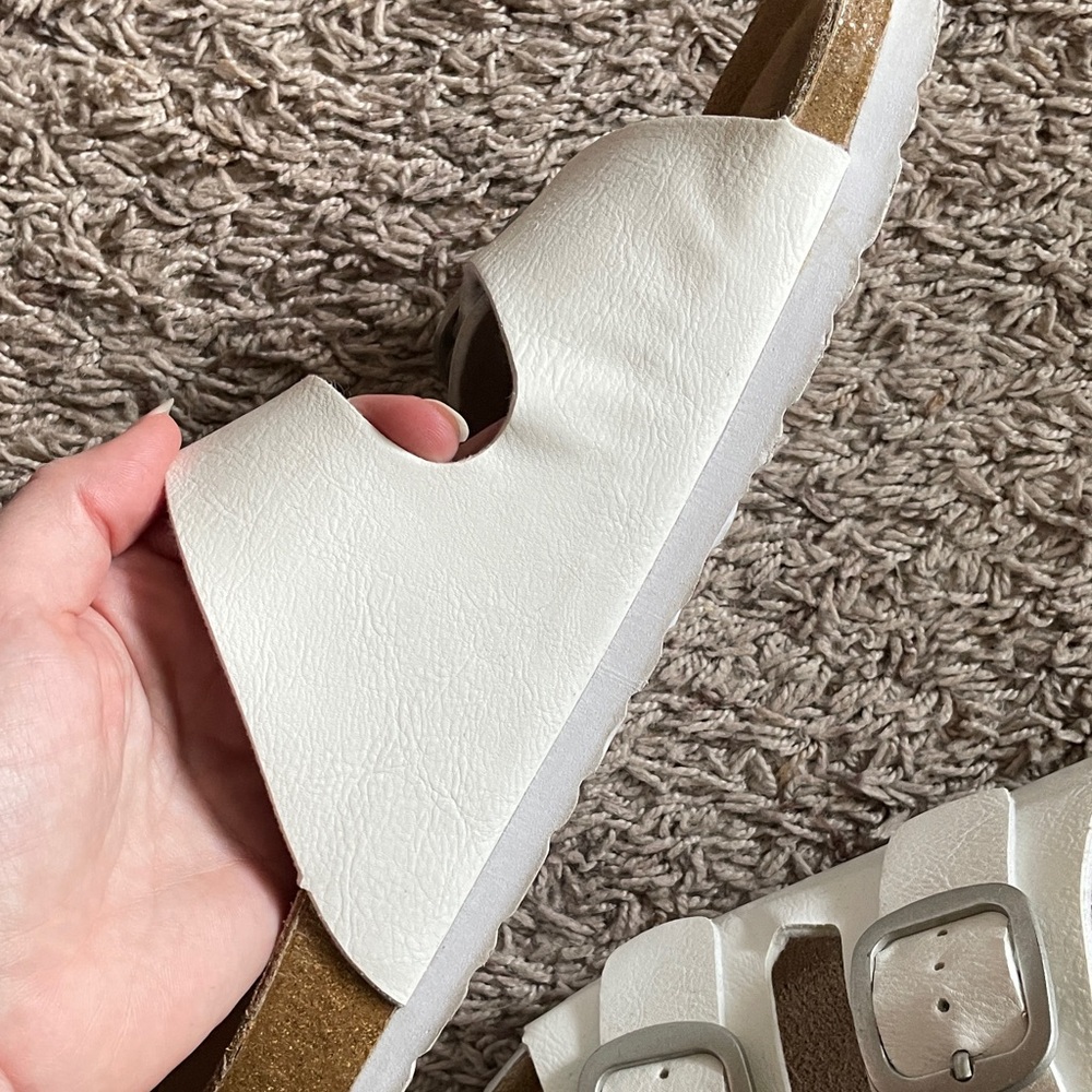 White Cushionaire Sandals - Picture 5 of 6